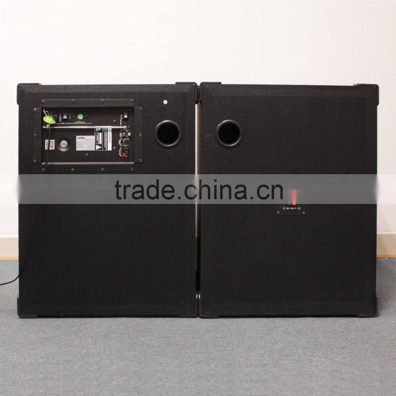 2.1 professional big concert karaoke stage speaker system with dj mixer