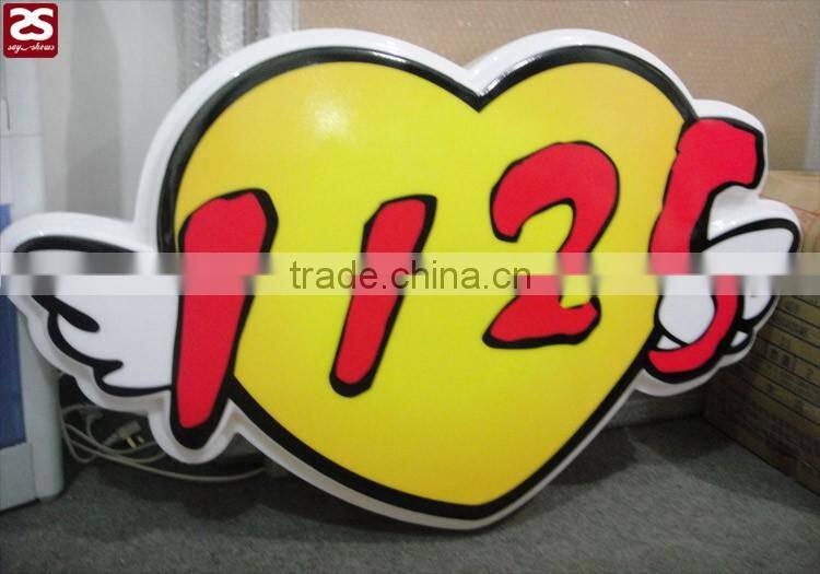 outdoor advertising led vacuum form light boxes