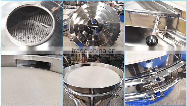 Stainless steel Rotary Vibrating Screen for rice flour