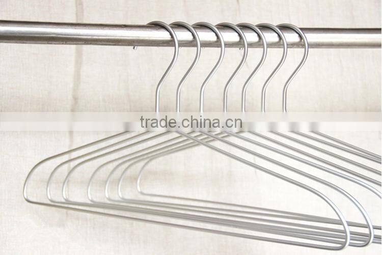 Luxury Aluminum Tops Hanger ,Strong Metal Clothes Hanger