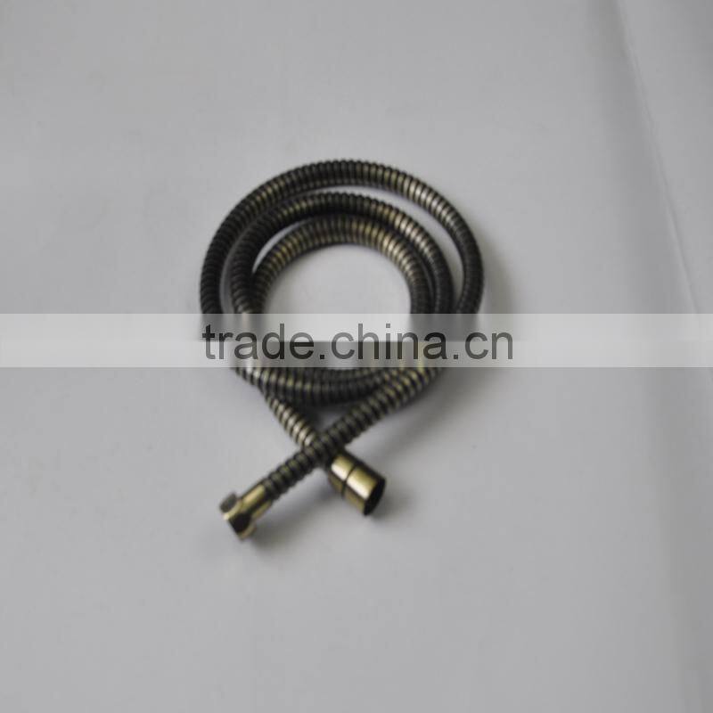 Best quality stainless steel green-bronze double locks shower pipe