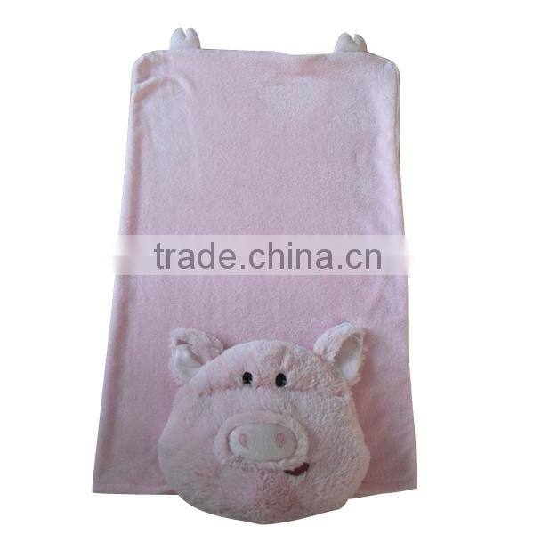Very cute animal head blankets for children
