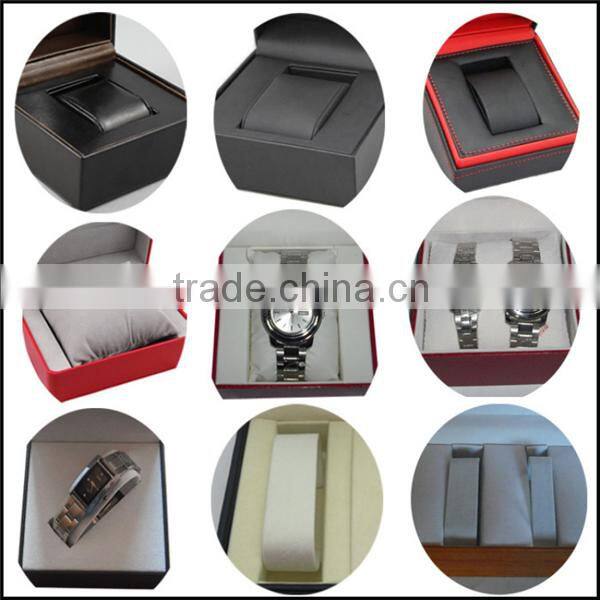 Leather Wooden Watch Packaging Box, Leather Gift Box for Watch