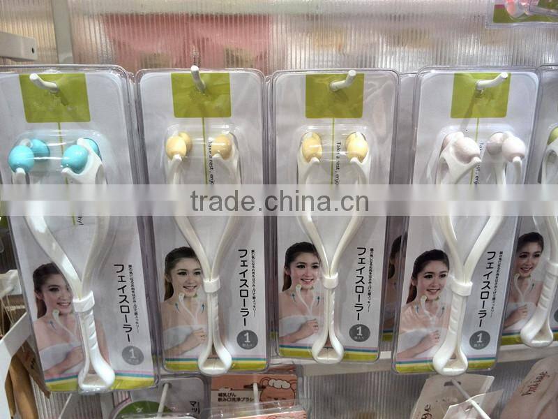 Japan Cheek massage card packaging pp clear produsts cards packaging