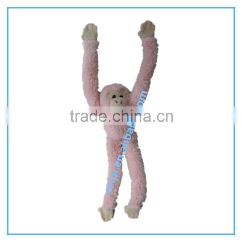Plush toy with magnet,magnet toy,plush fridge magnet,plush cute yellow magnet monkey