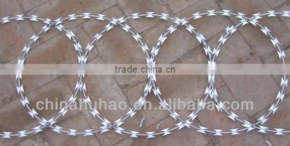 galvanized tiled razor barbed wire by manufacturer