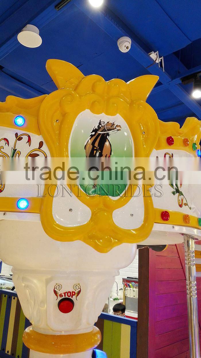 Mall Entertainment Equipment For Sale Children Merry Go Round Horse Kids Carousel Ride