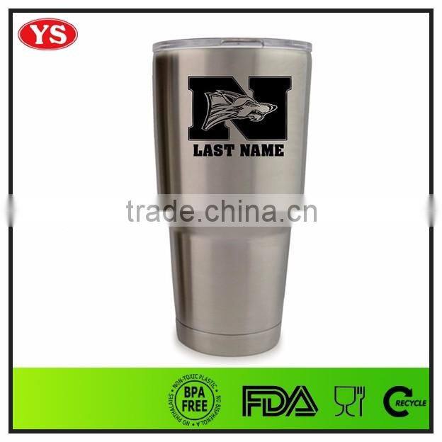 30oz double wall stainless steel vacuum tumbler