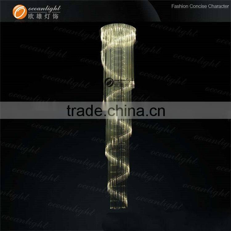 spiral fiber optic pedant lamp for club decoration OM100