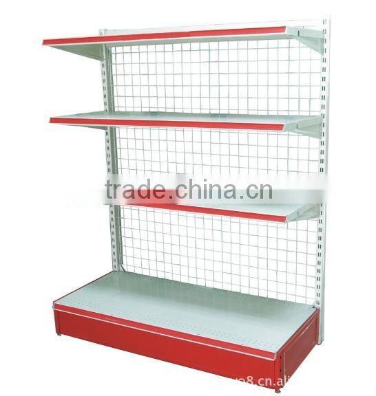 Supermarket shelf,gondola shelf,double sides shelf