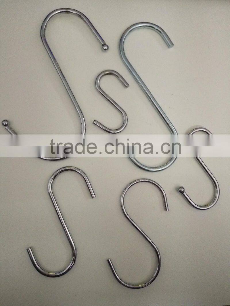 All kind of chrome metal S hook double S hook