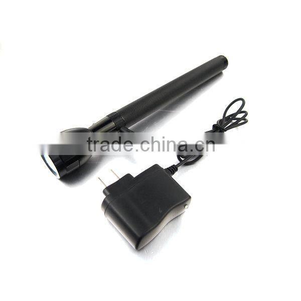 CREE High Brightness Rechargeable LED Torch Light with Adaptor