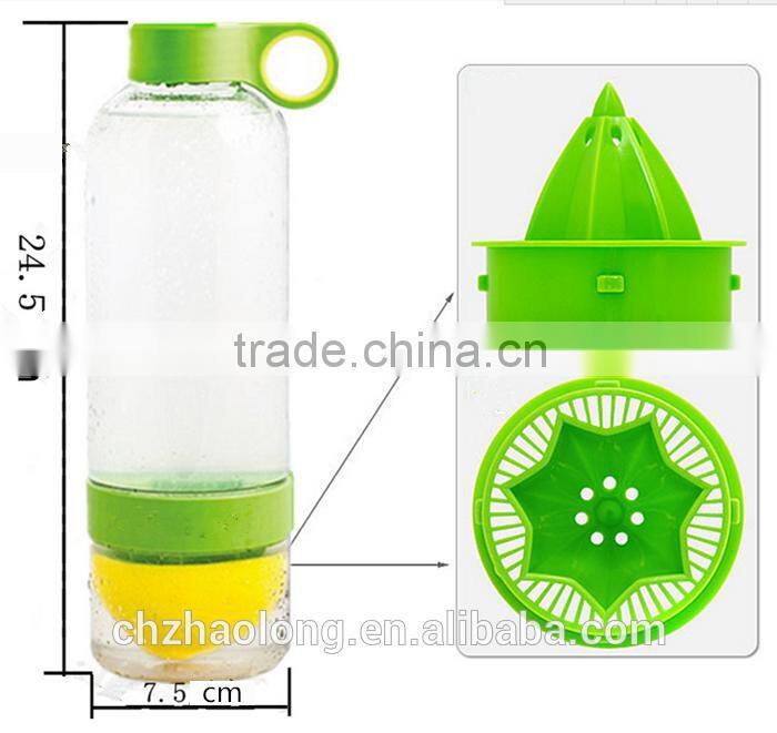 hot selling bpa free fruit infuser water bottle food grade promotional tritan fruit infuser