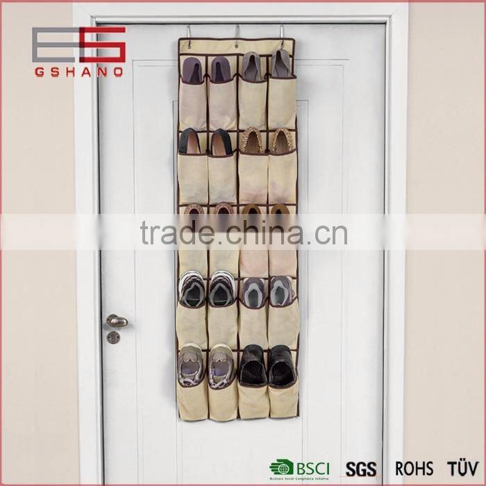 16-Pairs Free Standing High Quality Non wowen Shoe Rack Display Organizer