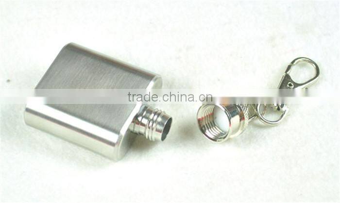 37g Carry a small pot 1oz pot Oiler portable 1 oz hip flask stainless steel hip flask key ring