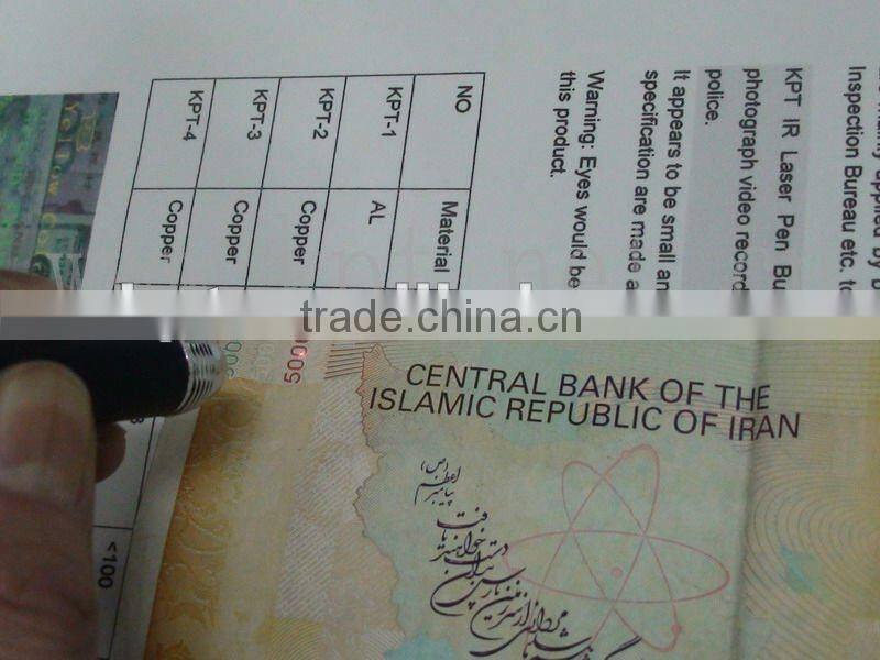 1064nm infrared phosphor for making ir laser test card