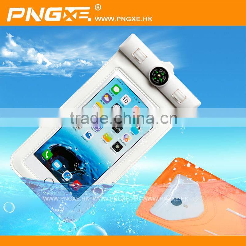 2015 New arrival waterproof bag cover for 4.2"-5.5'' smartphone