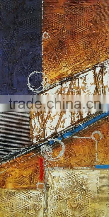 new design boat on the lake landscape painting for decoration