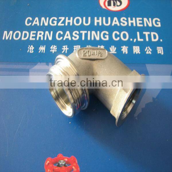 304 316 stainless steel 1/8-4inch elbow