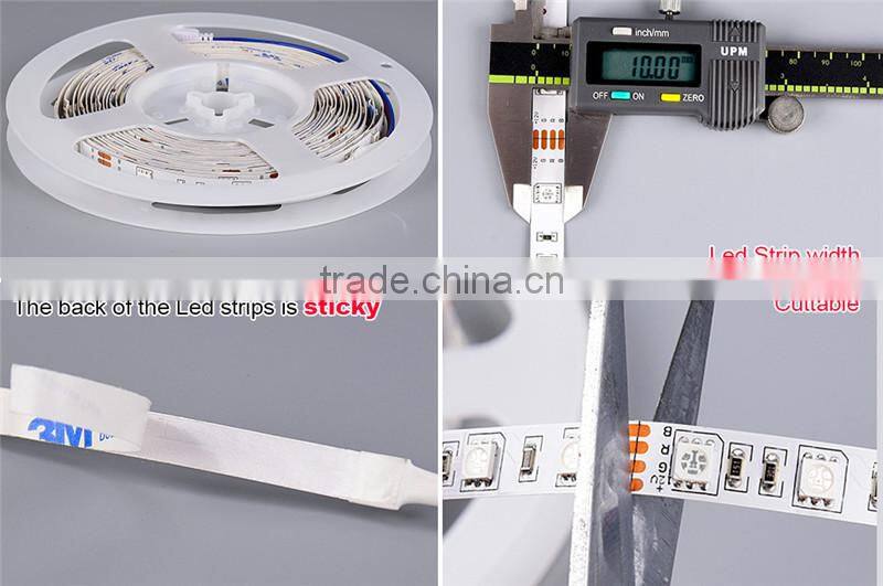 150leds 7.2w DC12V IP65 waterproof outdoor SMD 5050 led strip light