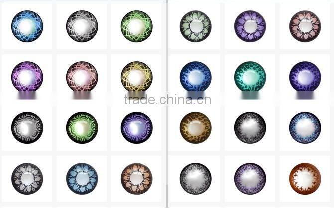 Best selling gergeous color contact lens/ plano bright and piercing eyes contact lens/ fablous Lenses/sightly and bright eyes