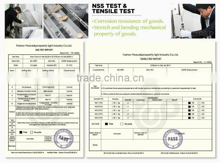 Decorative custom zinc alloy label metal clothing labels accessory for garment