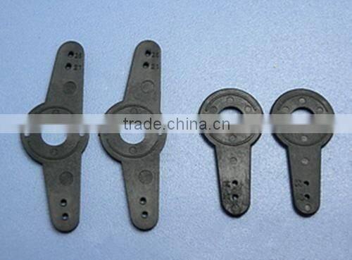 RC Airplane Parts D8*L29mm One way / D8*L58mm Two way L- Steering Arms Black Plastic Large Servo Arm