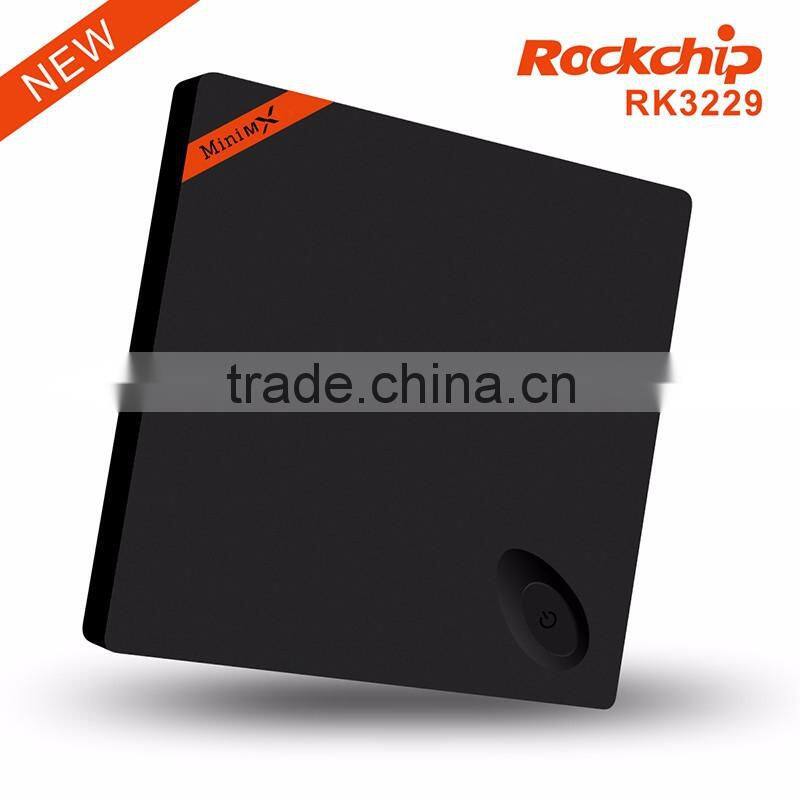 2016 new mini MX RK3229 MXV+ RK3229 android 4.4 tv box Quad-Core 64bit HDMI2.0 Rockchip RK3229 4k ott