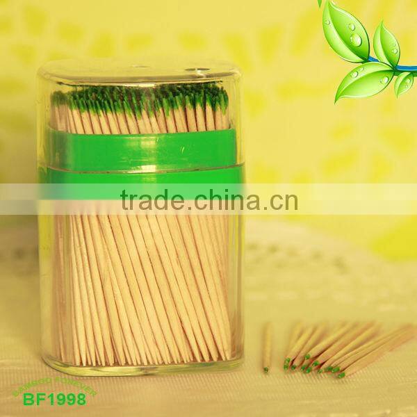 Nature Double tips bamboo toothpick minted