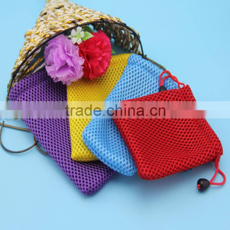 High quality custom packaging mesh net bag with label