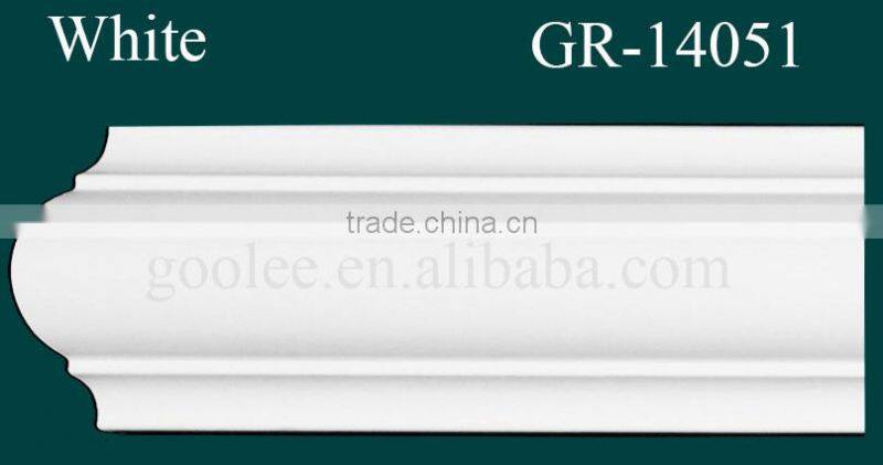 Modern Construction High Density Waterproof PU Crown Molding