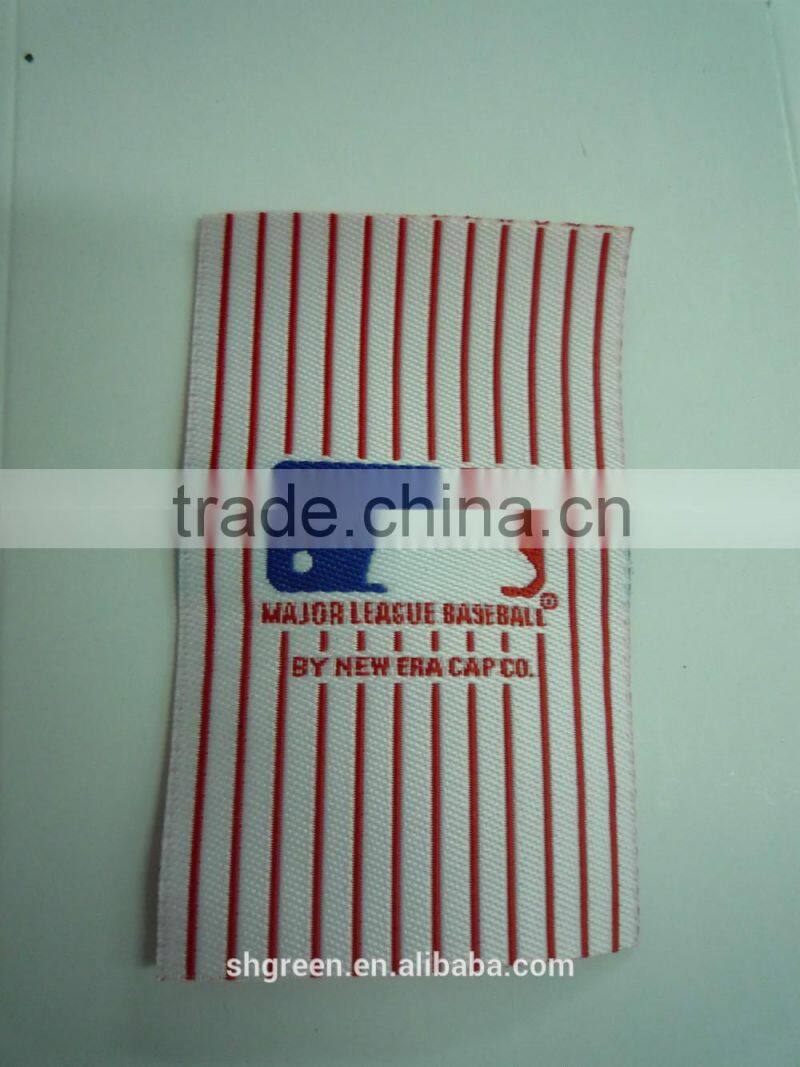 well-known nylon taffeta main woven patch