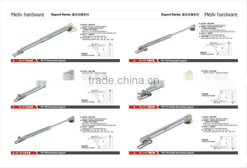 Foshan factory furniture 50N 60N 80N 100N 120N high quality Furniture hardware kitchen cupboard gas spring