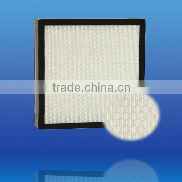 Panel Type Mini Pleat HEPA Filter H14