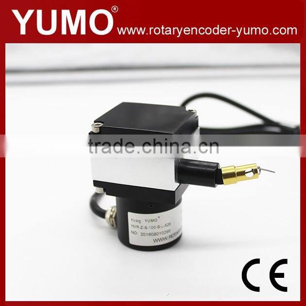 Pulse signal 1000mm Rope displacement sensor wire rotary encoder