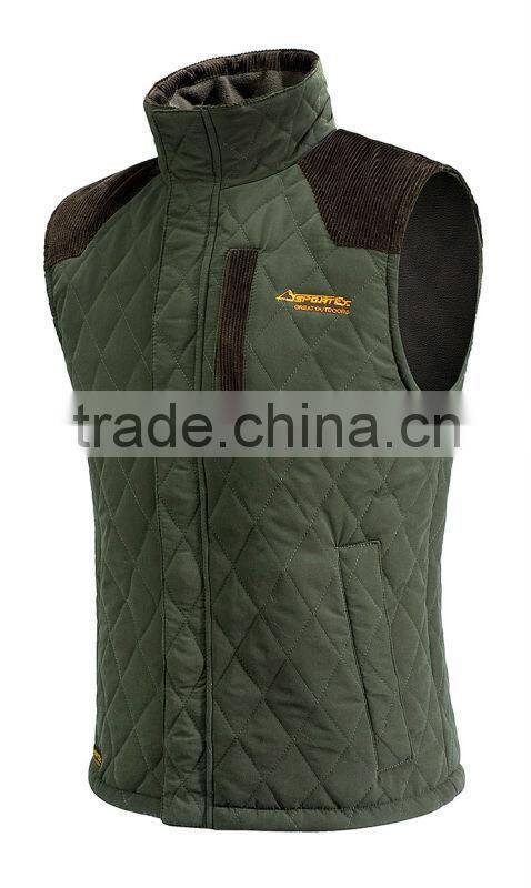 mens padded winter vest