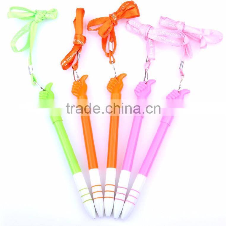 Thumb Shaped Retractable Ball Pen cheap ballpoint pen