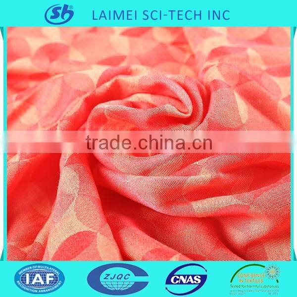 China supplier fashion 100%polyester plain dyed fabric for scarf