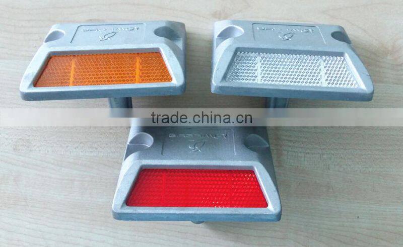 100x100x22mm high brightness reflective aluminum pavement road marker for driveway