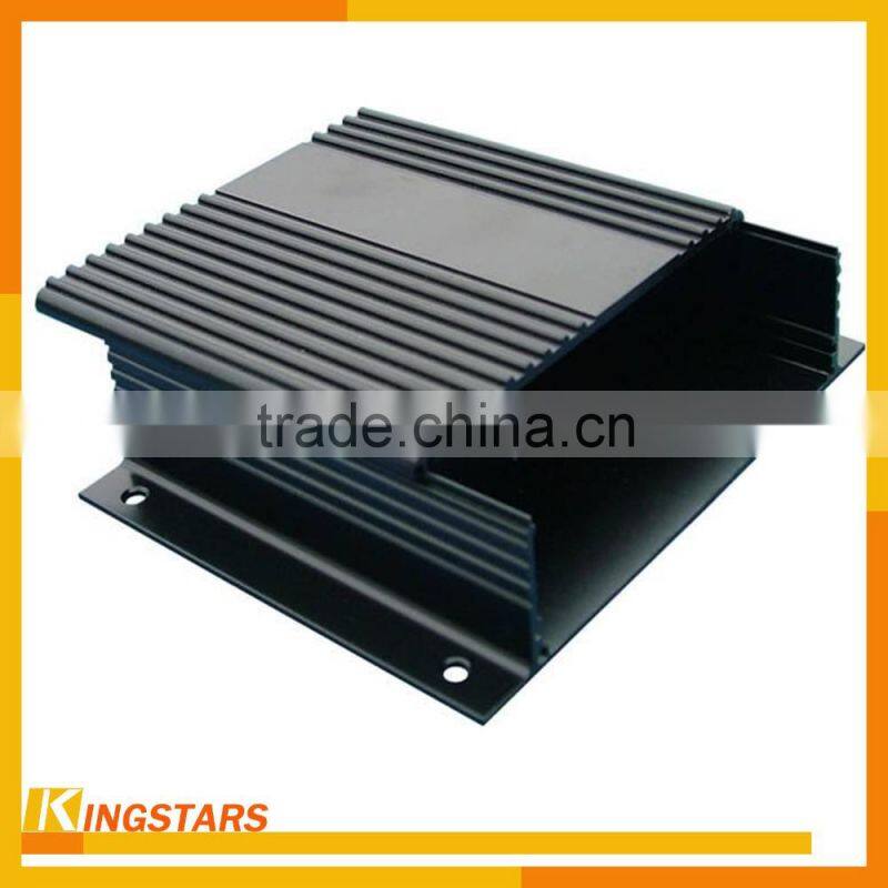 Custom aluminum cnc machining enclosure with clear anodize