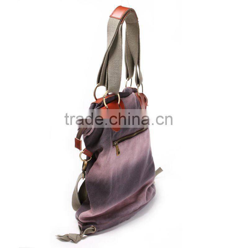 Hot Sell Special Striped Colors Canvas Bag handbags