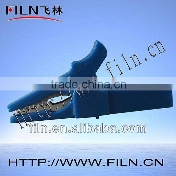 55mm 6 colors complete insulated mini alligator clips