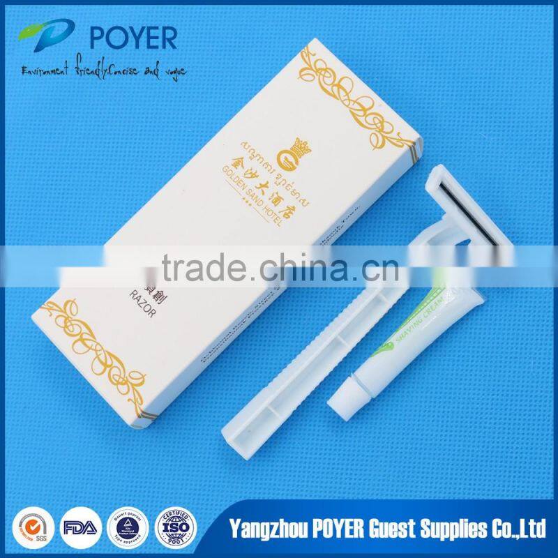 New design of cheap luxury Custom washable disposable hotel shaving cream