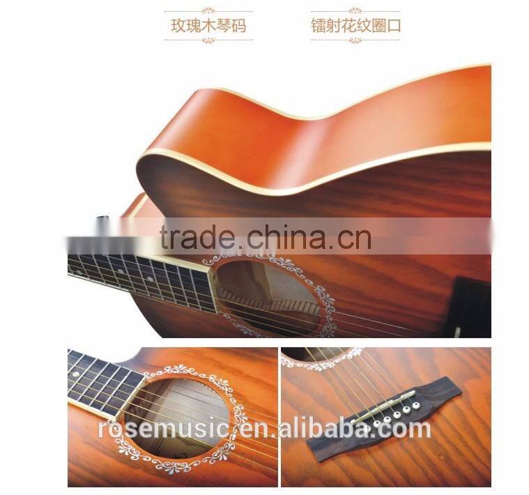 Wholesale 39 inch acoustic guitar CARAVAN MUSIC HS3940