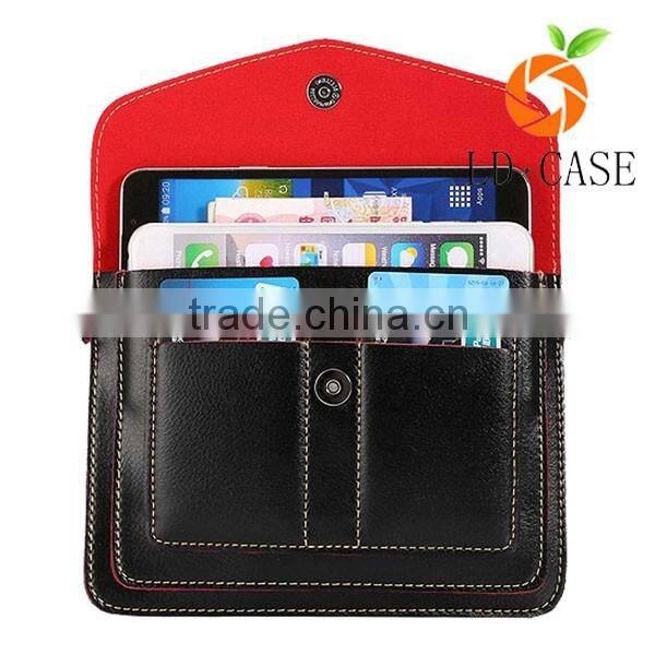 new model PVC cross-body bag with removable smart phone pouch