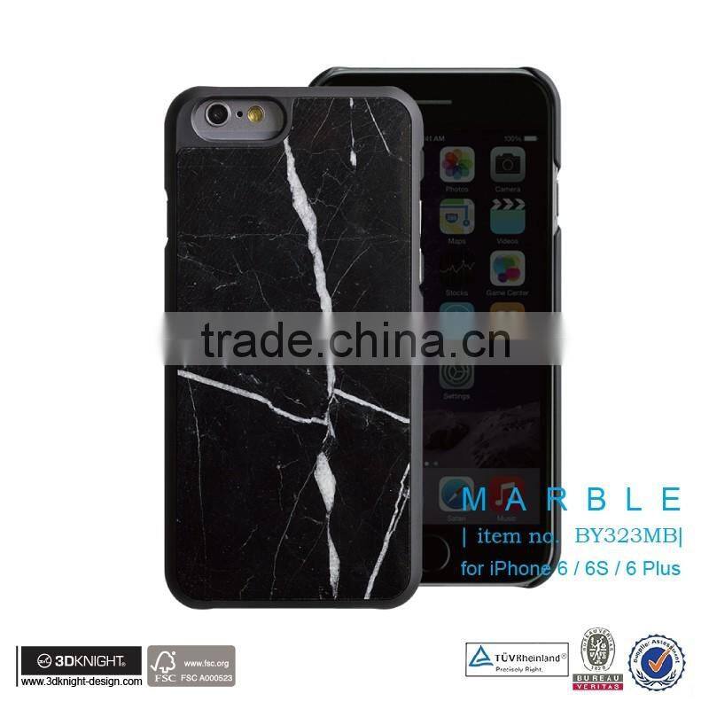 Protective Black Marble Hard Case Cover for Apple iPhone