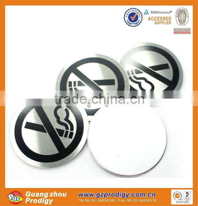adhesive safety doorplate no dog warning sign