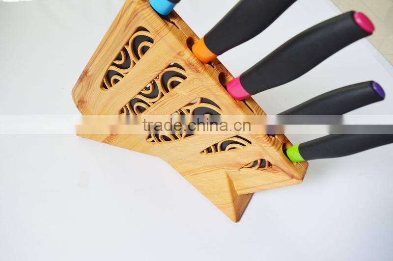 2015 new style 6pcs non-stick stainless steel kitchen knife set