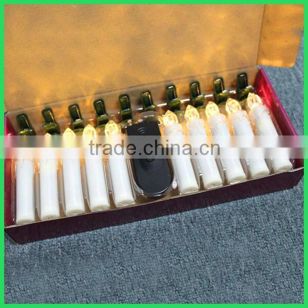 Remote control electric candle Christmas tree light LED