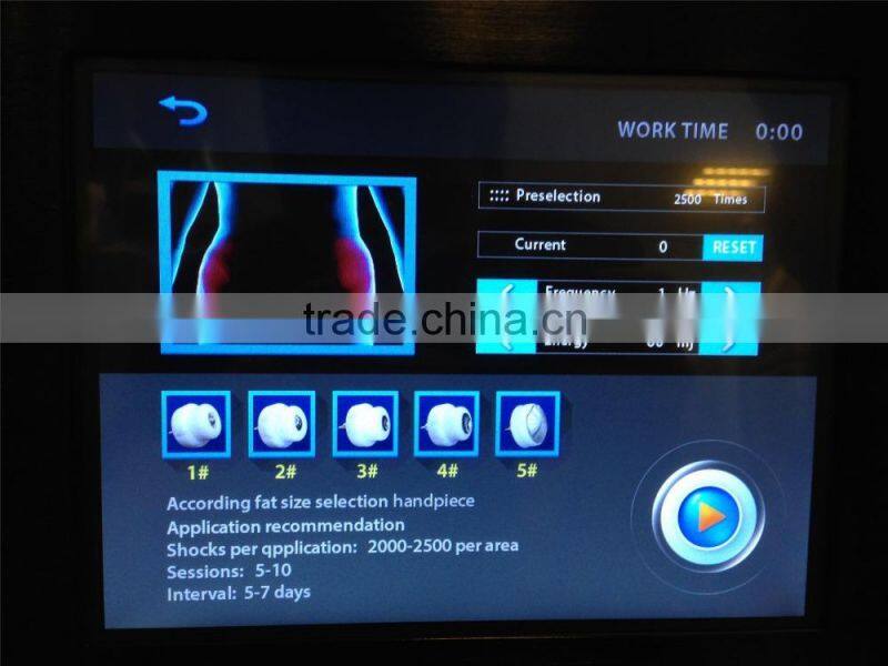 Beauty device air compressor shockwave therapy machine